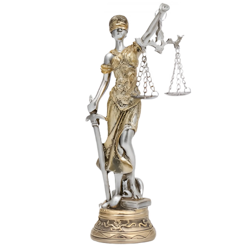 Statue der Göttin der Gerechtigkeit