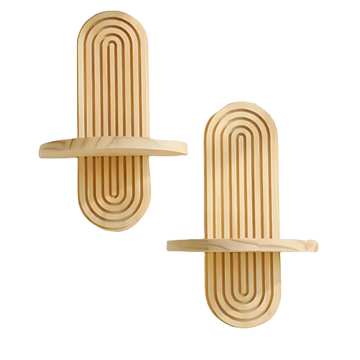 Böhmisches Wandset aus Holz
