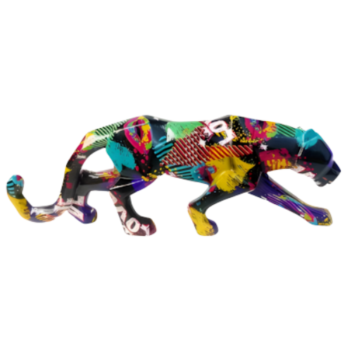 Leopardenstatue
