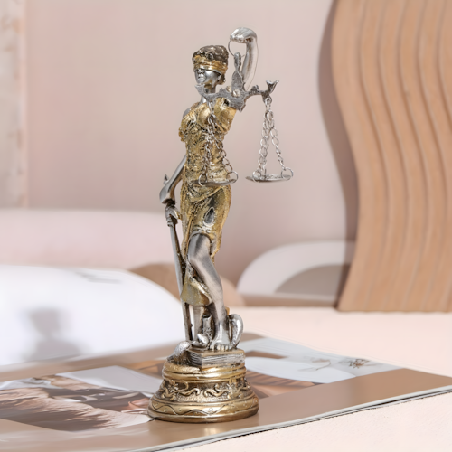 Statue der Göttin der Gerechtigkeit