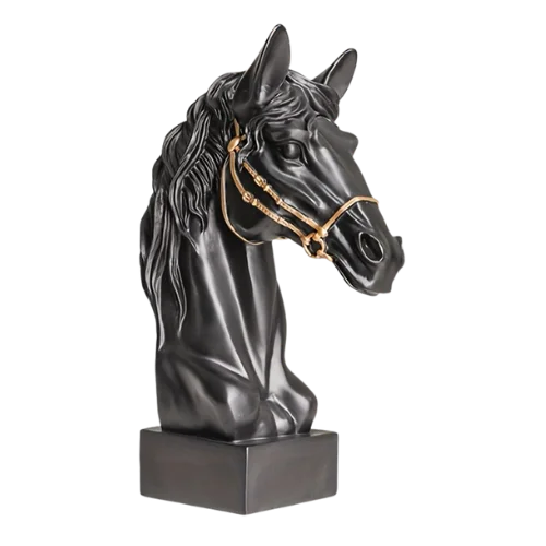 EQUUS Noir – Edle Pferdeskulptur