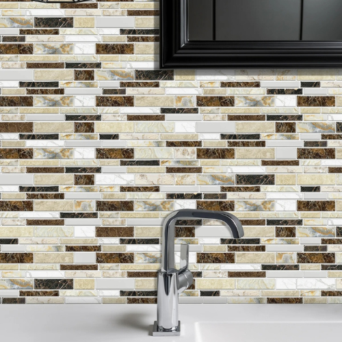 3D Blackspash Fliesen Tapete